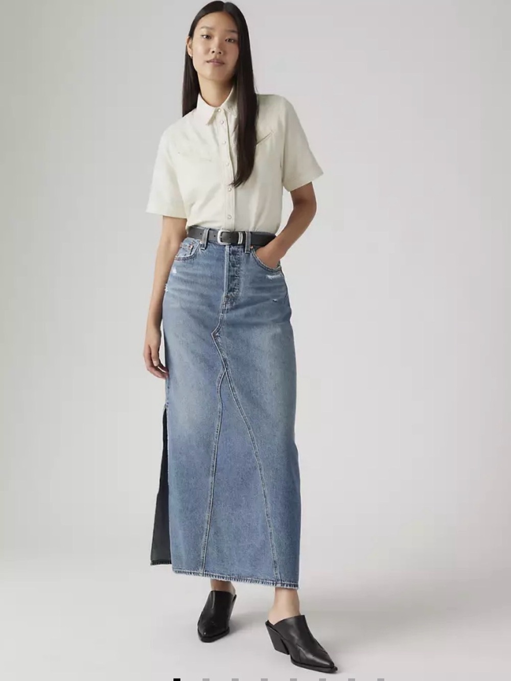 Levi’s icon maxi skirt